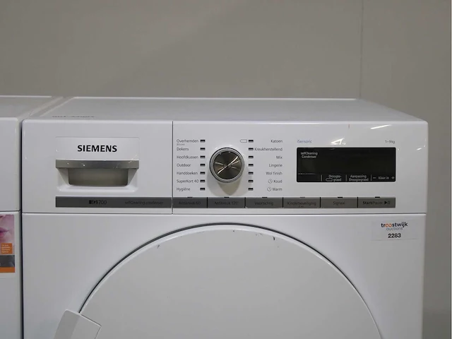 Siemens iq700 isensoric aquastop wasmachine & siemens iq700 isensoric selfcleaning condenser droger - afbeelding 6 van  8