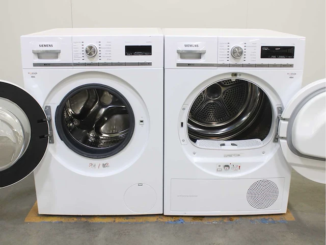 Siemens iq700 isensoric aquastop wasmachine & siemens iq700 isensoric selfcleaning condenser wasdroger - afbeelding 2 van  8