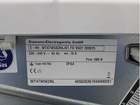 Siemens iq700 isensoric aquastop wasmachine & siemens iq700 isensoric selfcleaning condenser wasdroger - afbeelding 8 van  8