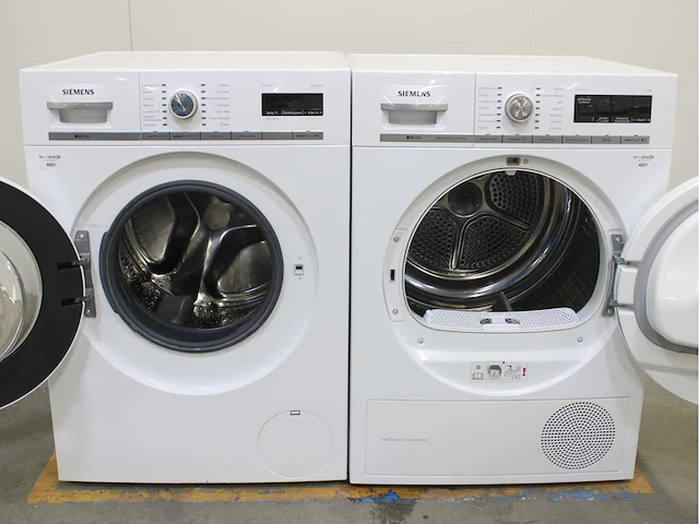 Siemens iq700 isensoric aquastop wasmachine & siemens iq700 isensoric selfcleaning condenser wasdroger - afbeelding 2 van  8