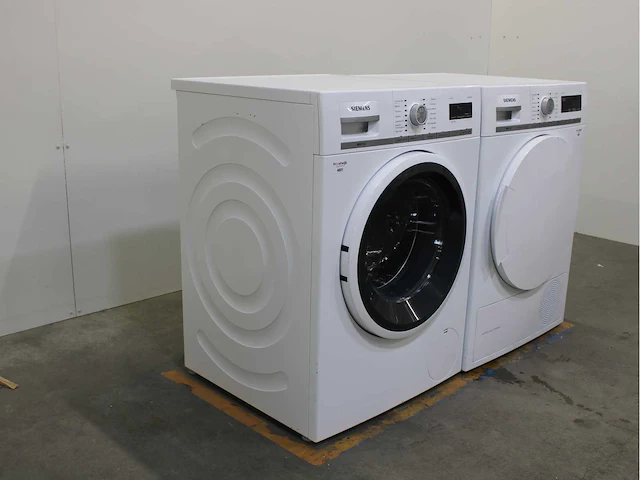 Siemens iq700 isensoric aquastop wasmachine & siemens iq700 isensoric selfcleaning condenser wasdroger - afbeelding 4 van  8