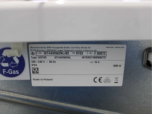 Siemens iq700 isensoric aquastop wasmachine & siemens iq700 isensoric selfcleaning condenser wasdroger - afbeelding 8 van  8
