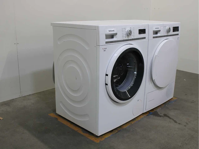 Siemens iq700 isensoric aquastop wasmachine & siemens iq700 isensoric selfcleaning condenser wasdroger - afbeelding 4 van  8