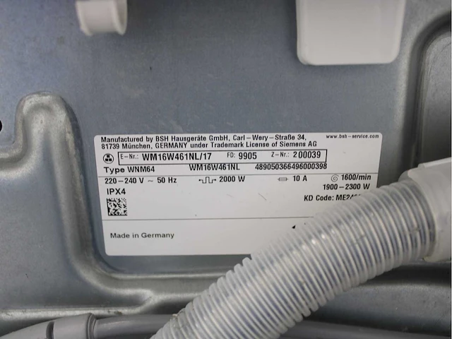 Siemens iq700 isensoric aquastop wasmachine & siemens iq700 isensoric selfcleaning condenser wasdroger - afbeelding 5 van  8