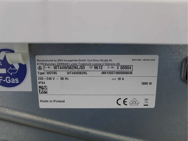 Siemens iq700 isensoric aquastop wasmachine & siemens iq700 isensoric selfcleaning condenser wasdroger - afbeelding 8 van  8