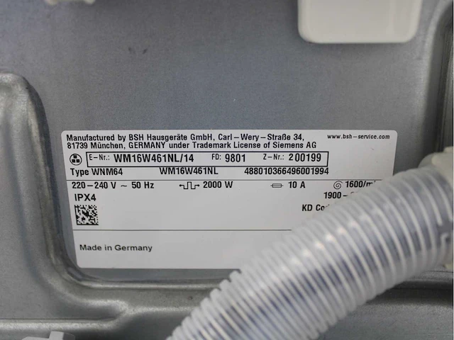 Siemens iq700 isensoric aquastop wasmachine & siemens iq700 isensoric selfcleaning condenser wasdroger - afbeelding 5 van  8