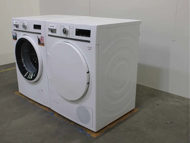 Siemens iq700 isensoric aquastop wasmachine & siemens iq700 isensoric selfcleaning condenser wasdroger - afbeelding 7 van  8