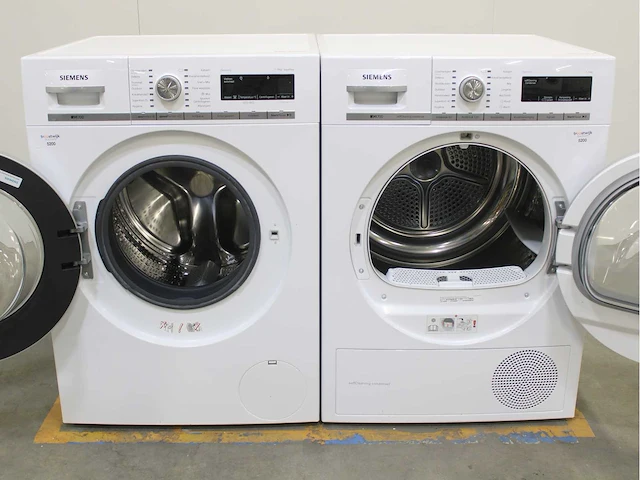 Siemens iq700 isensoric aquastop wasmachine & siemens iq700 isensoric selfcleaning condenser wasdroger - afbeelding 2 van  8