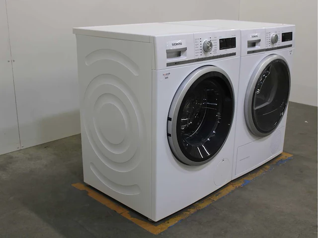 Siemens iq700 isensoric aquastop wasmachine & siemens iq700 isensoric selfcleaning condenser wasdroger - afbeelding 4 van  8