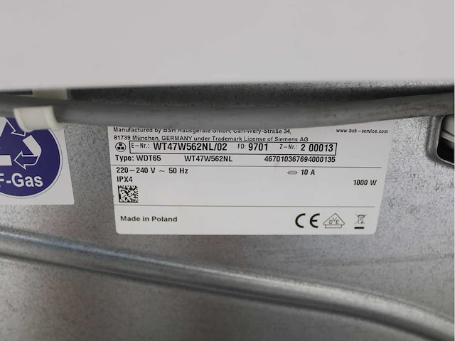 Siemens iq700 isensoric aquastop wasmachine & siemens iq700 isensoric selfcleaning condenser wasdroger - afbeelding 8 van  8