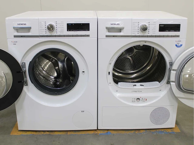 Siemens iq700 isensoric aquastop wasmachine & siemens iq700 isensoric selfcleaning condenser wasdroger - afbeelding 2 van  8
