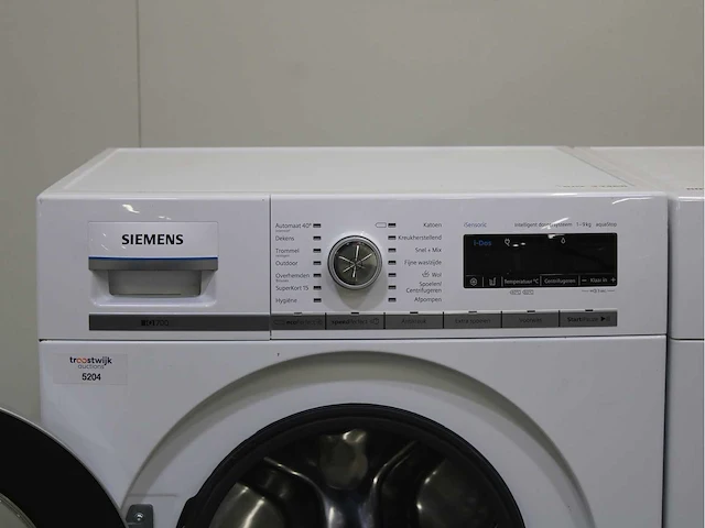 Siemens iq700 isensoric aquastop wasmachine & siemens iq700 isensoric selfcleaning condenser wasdroger - afbeelding 3 van  8