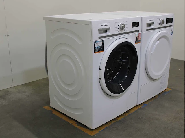 Siemens iq700 isensoric aquastop wasmachine & siemens iq700 isensoric selfcleaning condenser wasdroger - afbeelding 4 van  8
