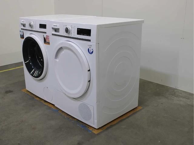 Siemens iq700 isensoric aquastop wasmachine & siemens iq700 isensoric selfcleaning condenser wasdroger - afbeelding 7 van  8