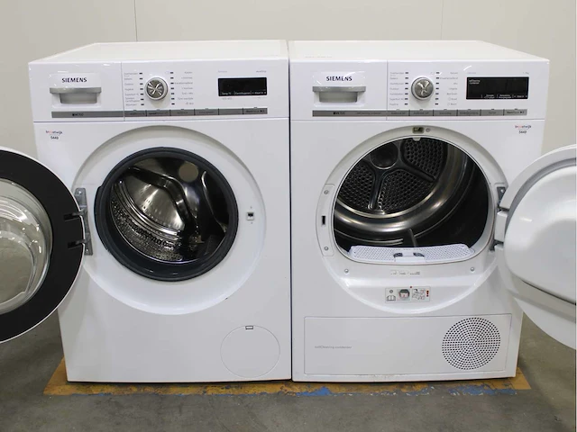 Siemens iq700 isensoric aquastop wasmachine & siemens iq700 isensoric selfcleaning condenser wasdroger - afbeelding 2 van  8