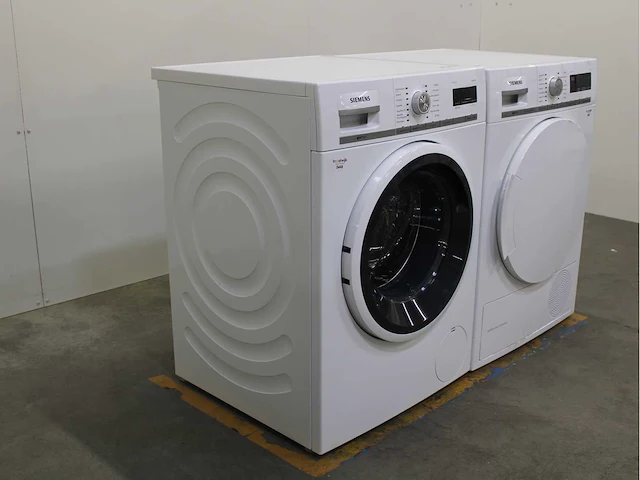 Siemens iq700 isensoric aquastop wasmachine & siemens iq700 isensoric selfcleaning condenser wasdroger - afbeelding 4 van  8