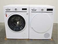 Siemens iq700 isensoric aquastop wasmachine & siemens iq700 isensoric selfcleaning condenser wasdroger - afbeelding 1 van  8