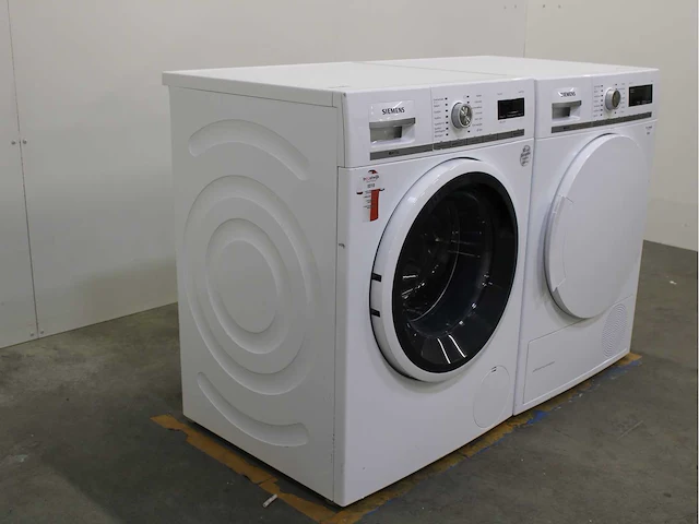 Siemens iq700 isensoric aquastop wasmachine & siemens iq700 isensoric selfcleaning condenser wasdroger - afbeelding 4 van  8