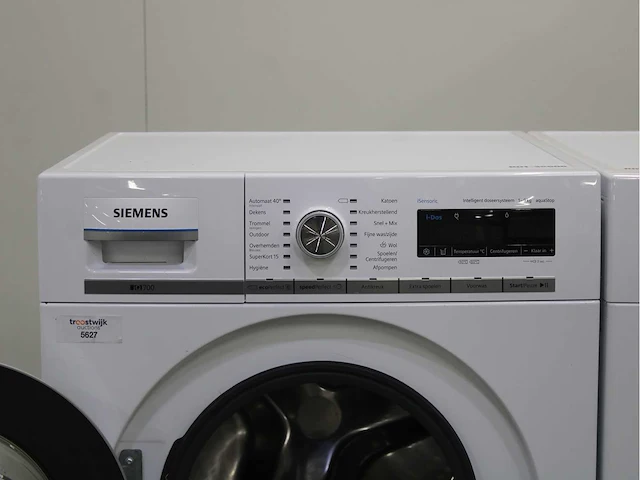Siemens iq700 isensoric aquastop wasmachine & siemens iq700 isensoric selfcleaning condenser wasdroger - afbeelding 3 van  8