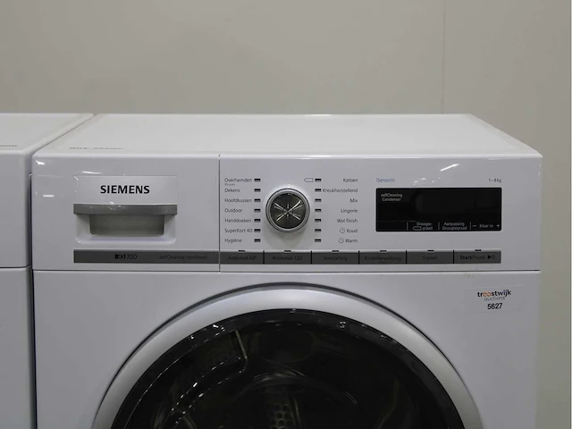 Siemens iq700 isensoric aquastop wasmachine & siemens iq700 isensoric selfcleaning condenser wasdroger - afbeelding 6 van  8