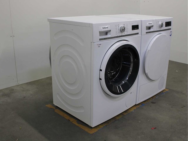 Siemens iq700 isensoric aquastop wasmachine & siemens iq700 isensoric selfcleaning condenser wasdroger - afbeelding 4 van  8