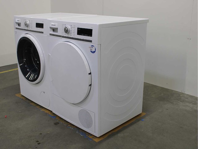 Siemens iq700 isensoric aquastop wasmachine & siemens iq700 isensoric selfcleaning condenser wasdroger - afbeelding 7 van  8