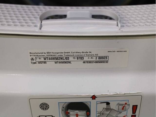 Siemens iq700 isensoric aquastop wasmachine & siemens iq700 isensoric selfcleaning condenser wasdroger - afbeelding 8 van  8