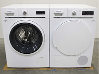 Siemens iq700 isensoric aquastop wasmachine & siemens iq700 isensoric selfcleaning condenser wasdroger - afbeelding 1 van  7