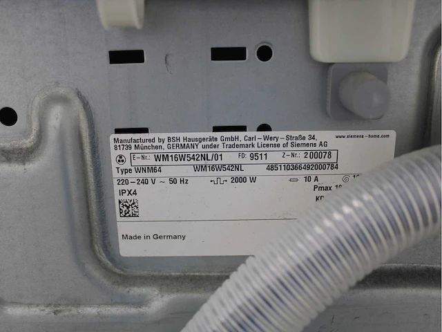 Siemens iq700 isensoric aquastop wasmachine & siemens iq800 isensoric selfcleaning condenser wasdroger - afbeelding 5 van  8