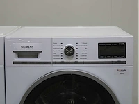 Siemens iq700 isensoric aquastop wasmachine & siemens iq800 isensoric selfcleaning condenser wasdroger - afbeelding 6 van  8
