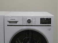 Siemens iq700 isensoric aquastop wasmachine & siemens iq800 isensoric selfcleaning condenser wasdroger - afbeelding 6 van  8