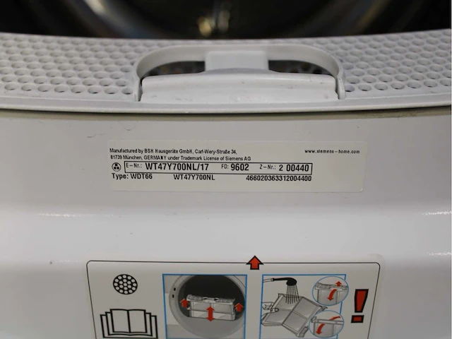 Siemens iq700 isensoric aquastop wasmachine & siemens iq800 isensoric selfcleaning condenser wasdroger - afbeelding 8 van  8