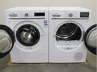 Siemens iq700 isensoric aquastop wasmachine & siemens iq800 isensoric selfcleaning condenser wasdroger - afbeelding 2 van  8