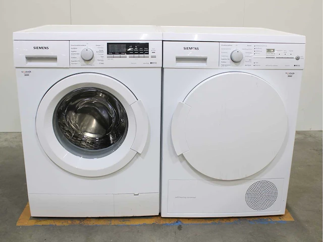 Siemens iq700 isensoric aquastop wasmachines & siemens iq500 isensoric selfcleaning condenser wasdrogers - afbeelding 1 van  8
