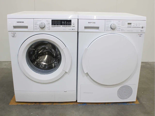 Siemens iq700 isensoric aquastop wasmachines & siemens iq500 isensoric selfcleaning condenser wasdrogers - afbeelding 1 van  8