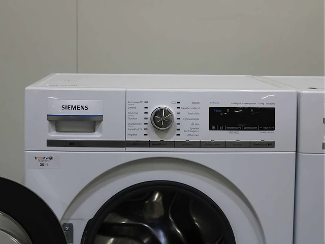 Siemens iq700 isensoric aquastop wasmachines & siemens iq700 isensoric bestcollection selfcleaning condenser wasdrogers - afbeelding 3 van  8