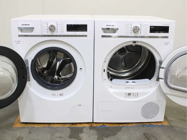 Siemens iq700 isensoric aquastop wasmachines & siemens iq700 isensoric selfcleaning condenser extraklasse wasdrogers - afbeelding 2 van  8