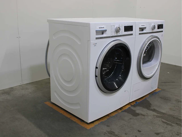 Siemens iq700 isensoric aquastop wasmachines & siemens iq700 isensoric selfcleaning condenser extraklasse wasdrogers - afbeelding 4 van  8