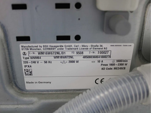 Siemens iq700 isensoric aquastop wasmachines & siemens iq700 isensoric selfcleaning condenser extraklasse wasdrogers - afbeelding 5 van  8