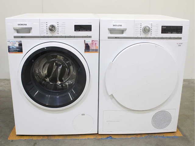 Siemens iq700 isensoric aquastop wasmachines & siemens iq700 isensoric selfcleaning condenser wasdrogers - afbeelding 1 van  8