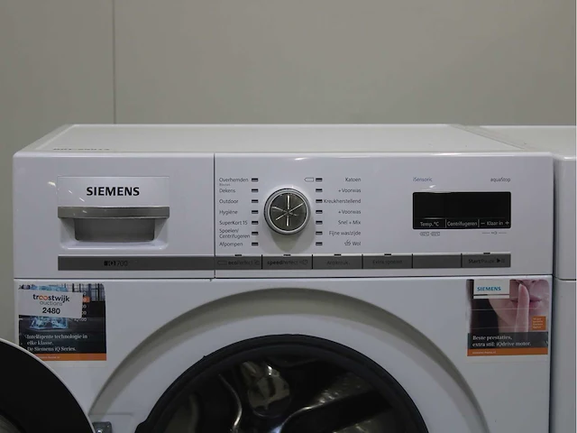 Siemens iq700 isensoric aquastop wasmachines & siemens iq700 isensoric selfcleaning condenser wasdrogers - afbeelding 3 van  8
