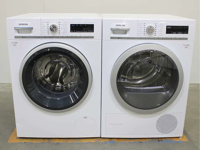 Siemens iq700 isensoric aquastop wasmachines & siemens iq700 isensoric selfcleaning condenser wasdrogers - afbeelding 1 van  8