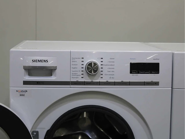 Siemens iq700 isensoric aquastop wasmachines & siemens iq700 isensoric selfcleaning condenser wasdrogers - afbeelding 3 van  8