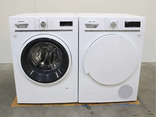 Siemens iq700 isensoric aquastop wasmachines & siemens iq700 isensoric selfcleaning condenser wasdrogers - afbeelding 1 van  8