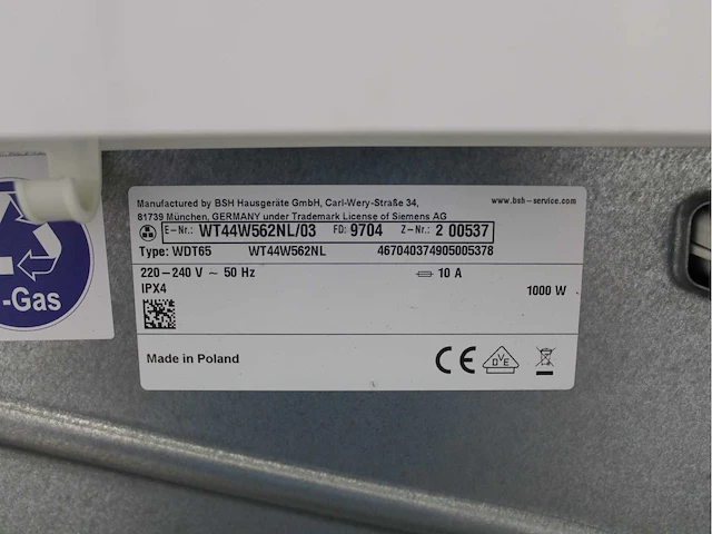Siemens iq700 isensoric aquastop wasmachines & siemens iq700 isensoric selfcleaning condenser wasdrogers - afbeelding 8 van  8