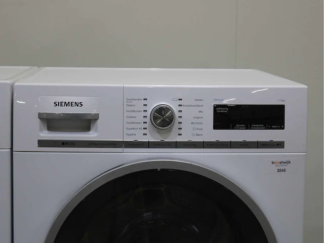 Siemens iq700 isensoric aquastop wasmachines & siemens iq700 isensoric selfcleaning condenser wasdrogers - afbeelding 6 van  8