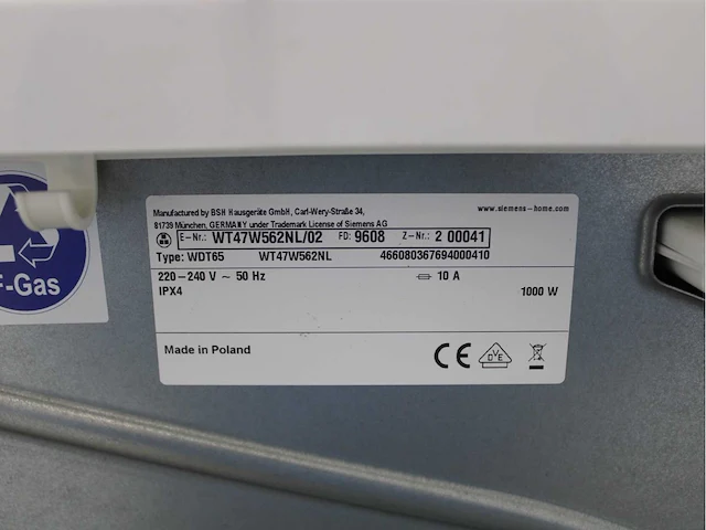 Siemens iq700 isensoric aquastop wasmachines & siemens iq700 isensoric selfcleaning condenser wasdrogers - afbeelding 8 van  8