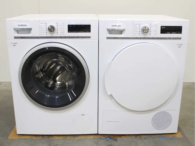 Siemens iq700 isensoric aquastop wasmachines & siemens iq700 isensoric selfcleaning condenser wasdrogers - afbeelding 1 van  8