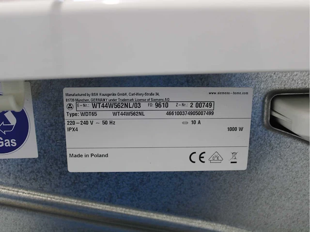 Siemens iq700 isensoric aquastop wasmachines & siemens iq700 isensoric selfcleaning condenser wasdrogers - afbeelding 8 van  8