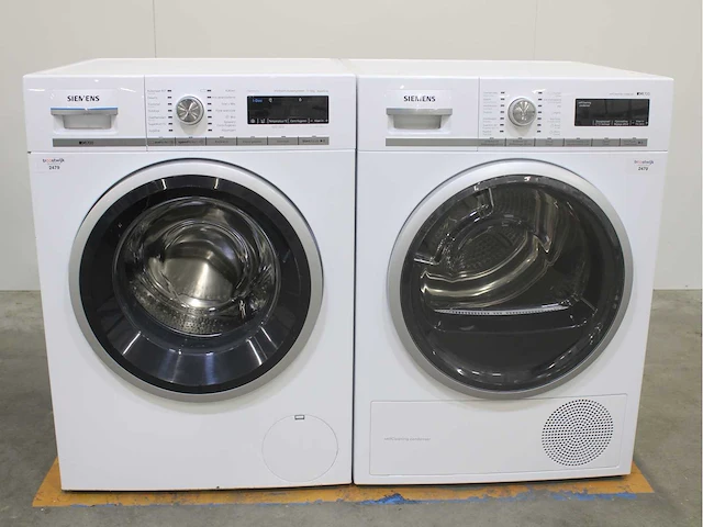 Siemens iq700 isensoric aquastop wasmachines & siemens iq700 selfcleaning condenser wasdrogers - afbeelding 1 van  8